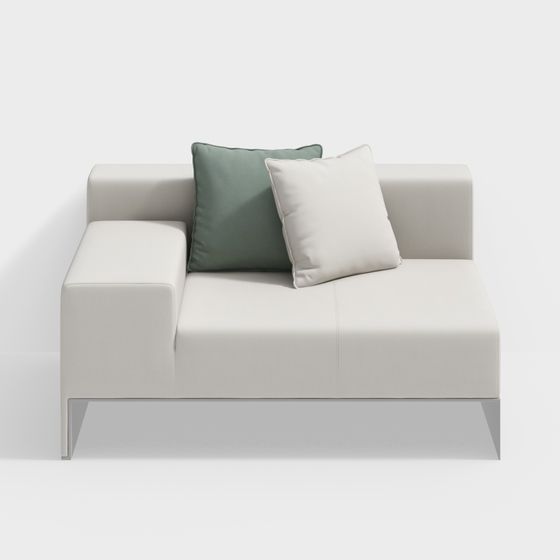 Modern Minimalist Sofa 3D model