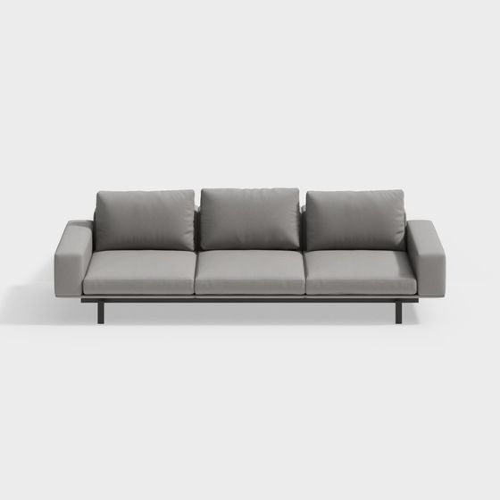 Urban Comfort Sofa 3D model