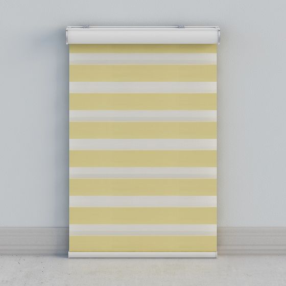 Elegant Low-Polygon 3D Curtain Model for Creative Spaces