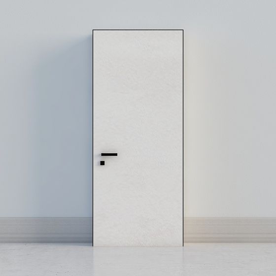Minimalist Door 3D model for Creative Projects