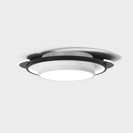 Sleek LED Ceiling Light 3D model