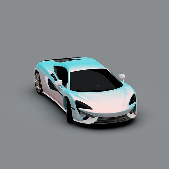Sleek High-Performance Sports Car 3D model