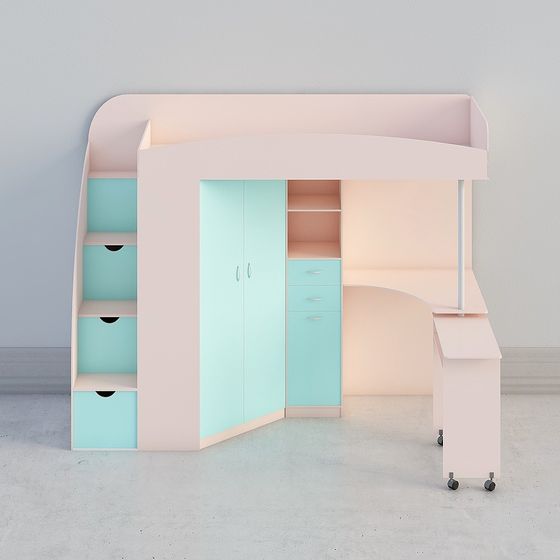 Dream Room Loft Bed 3D model