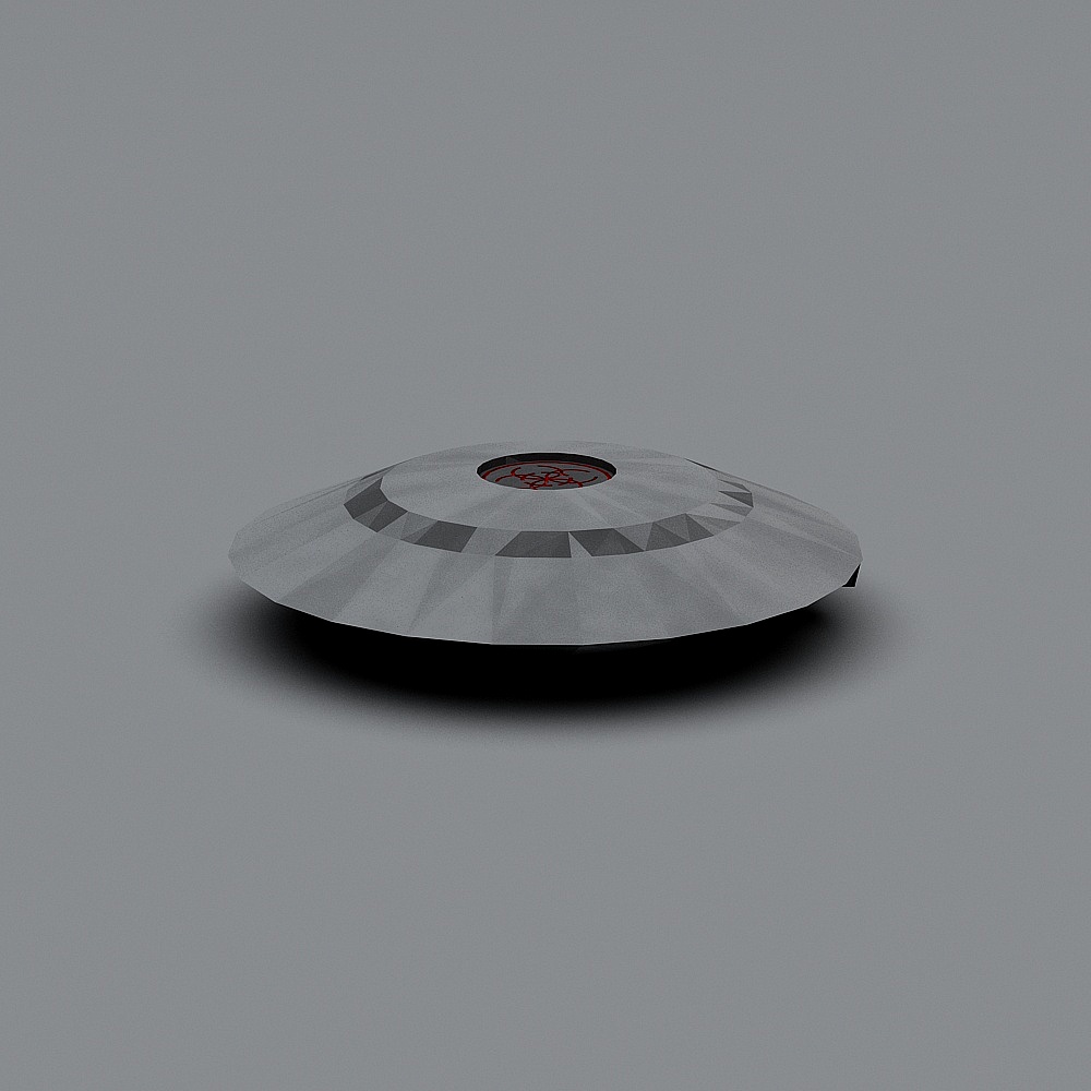 UFO Explorer Low Poly 3D model