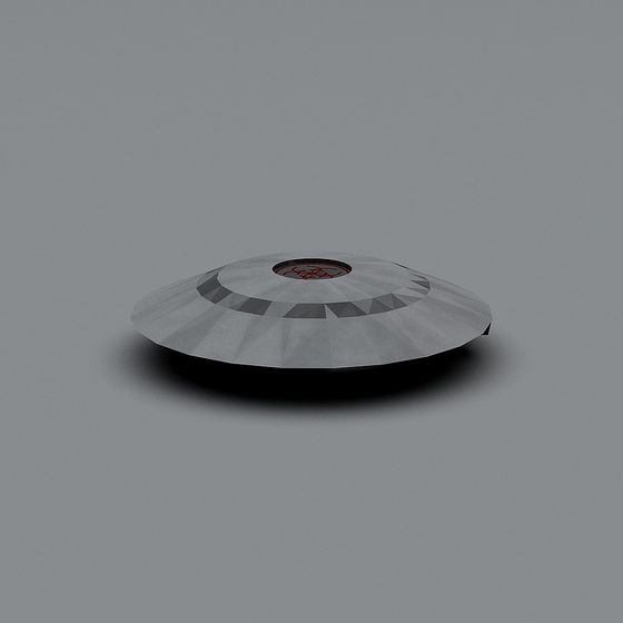 UFO Explorer Low Poly 3D model