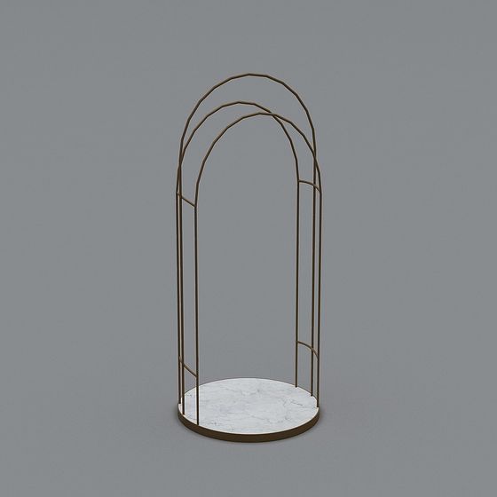 Stylish Arch Support 3D model for Creative Use