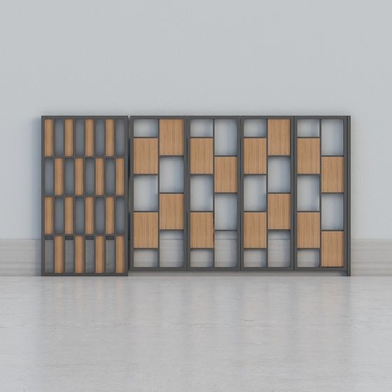 Urban Partition Screen 3D model