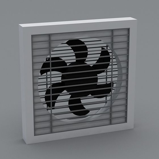 Stylish Industrial Fan 3D model for Creative Projects