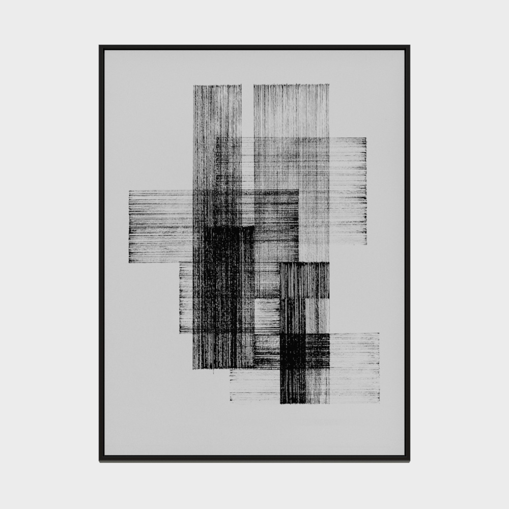 เครื่องประดับ Dragon Craftsman - คอลเลกชันนอร์ดิกโมเดิร์นที่เรียบง่าย - งานศิลปะตกแต่งสี่เหลี่ยม - 332