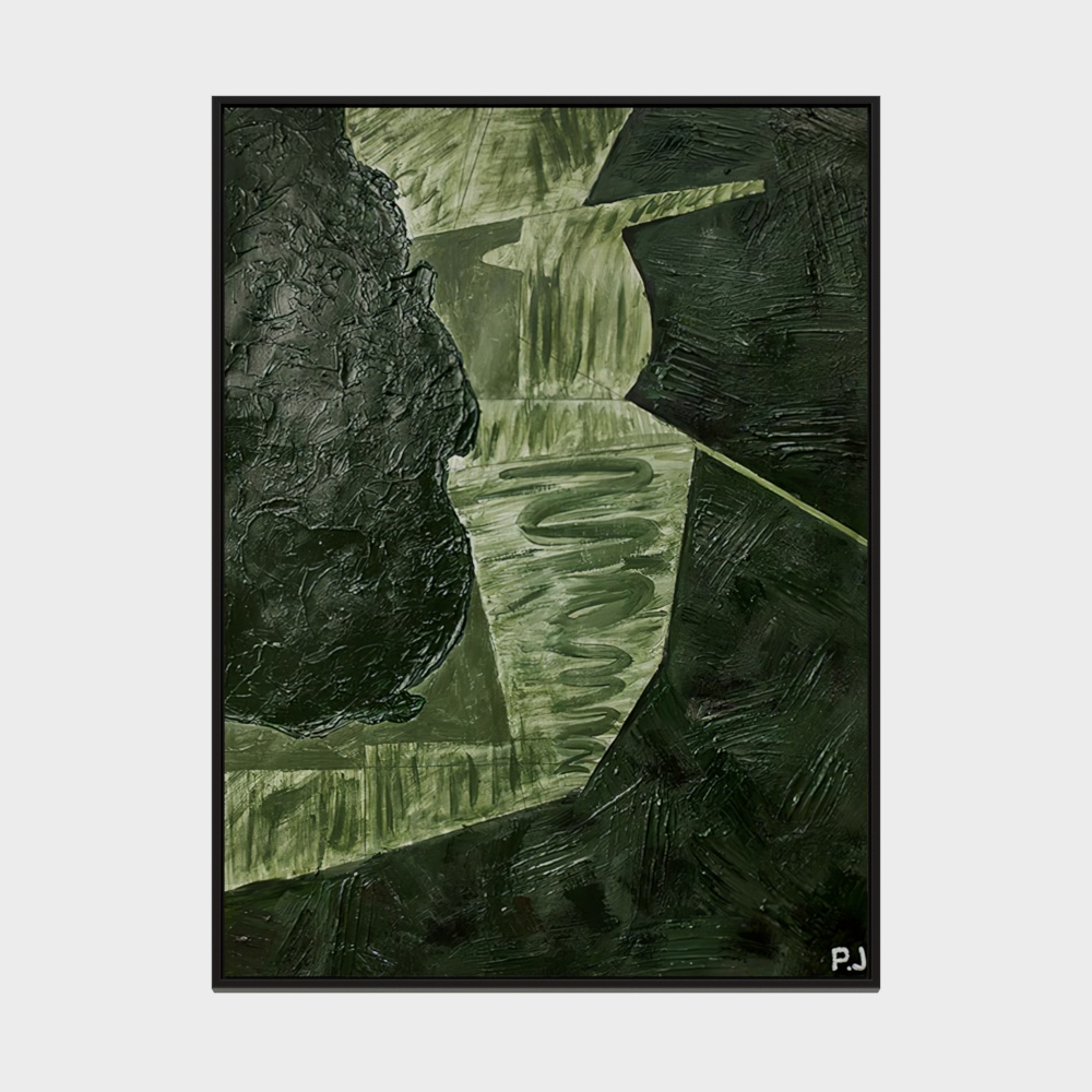 Dragon Craftsman Decoration - Nordic Modern Simple Abstract Collection - Rectangular Decorative Painting - 336