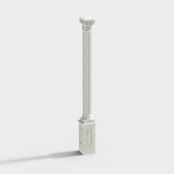 Classical Roman Column 3D model