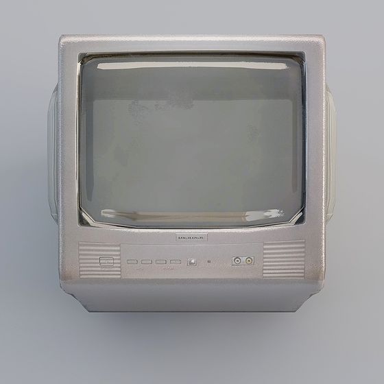 80s CRT Monitor 3D model