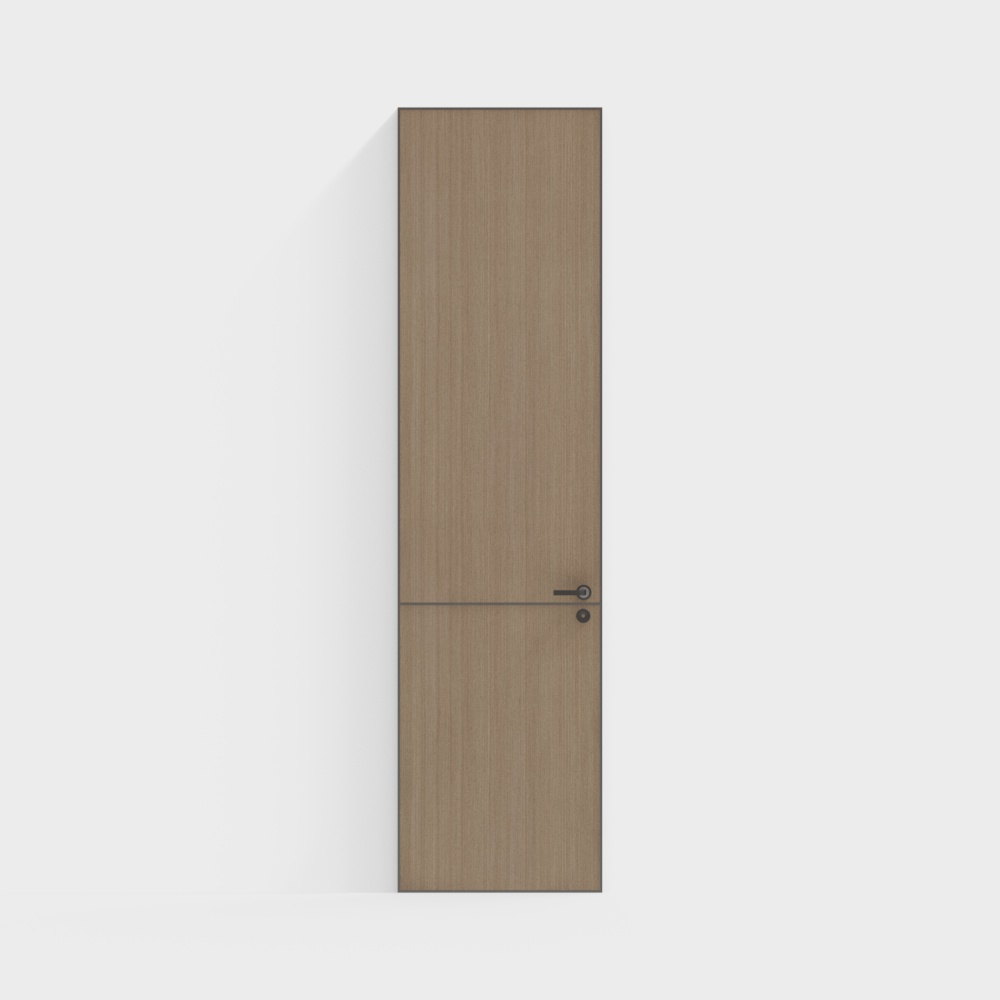 narrow wooden door