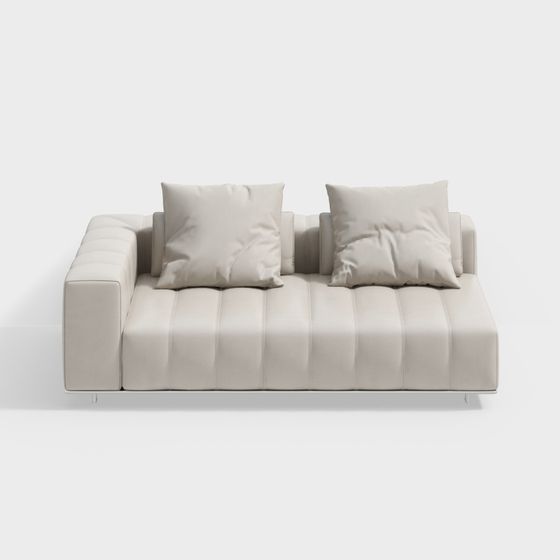 Y-27 - โซฟาแบบนั่งหลายคนที่มีที่แขนเดี่ยว; เบาะแข็ง