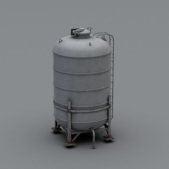 Industrial Storage Tank 3D model