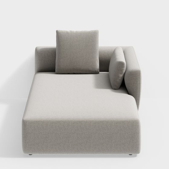 Modern Low-Poly Sofa 3D model