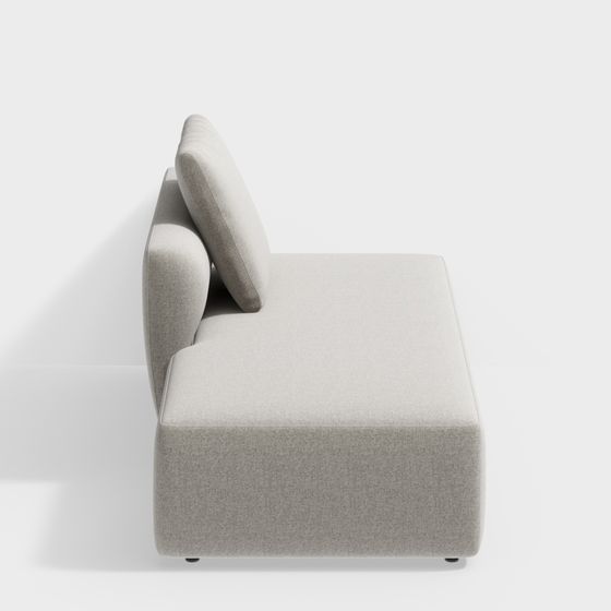 Modern Low-Poly Sofa 3D model