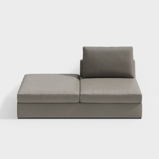 Modern Minimalist 3D Sofa Model