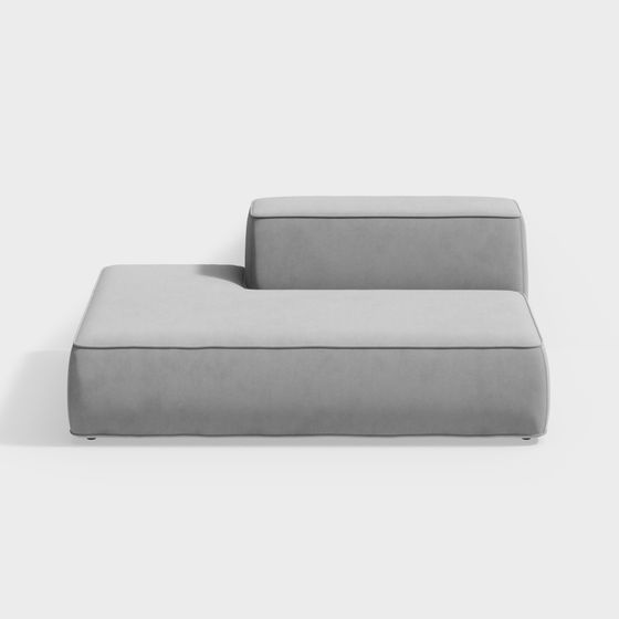 Modern Low-Polygon Sofa 3D model