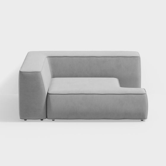 Modern Minimalist Sofa 3D model