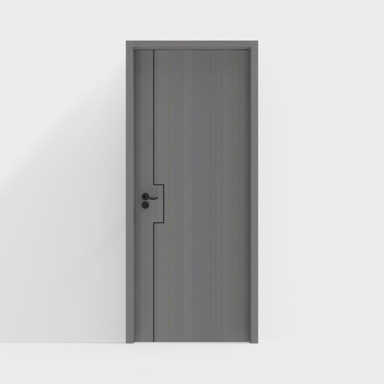 Elegant Minimalist 3D Door Model