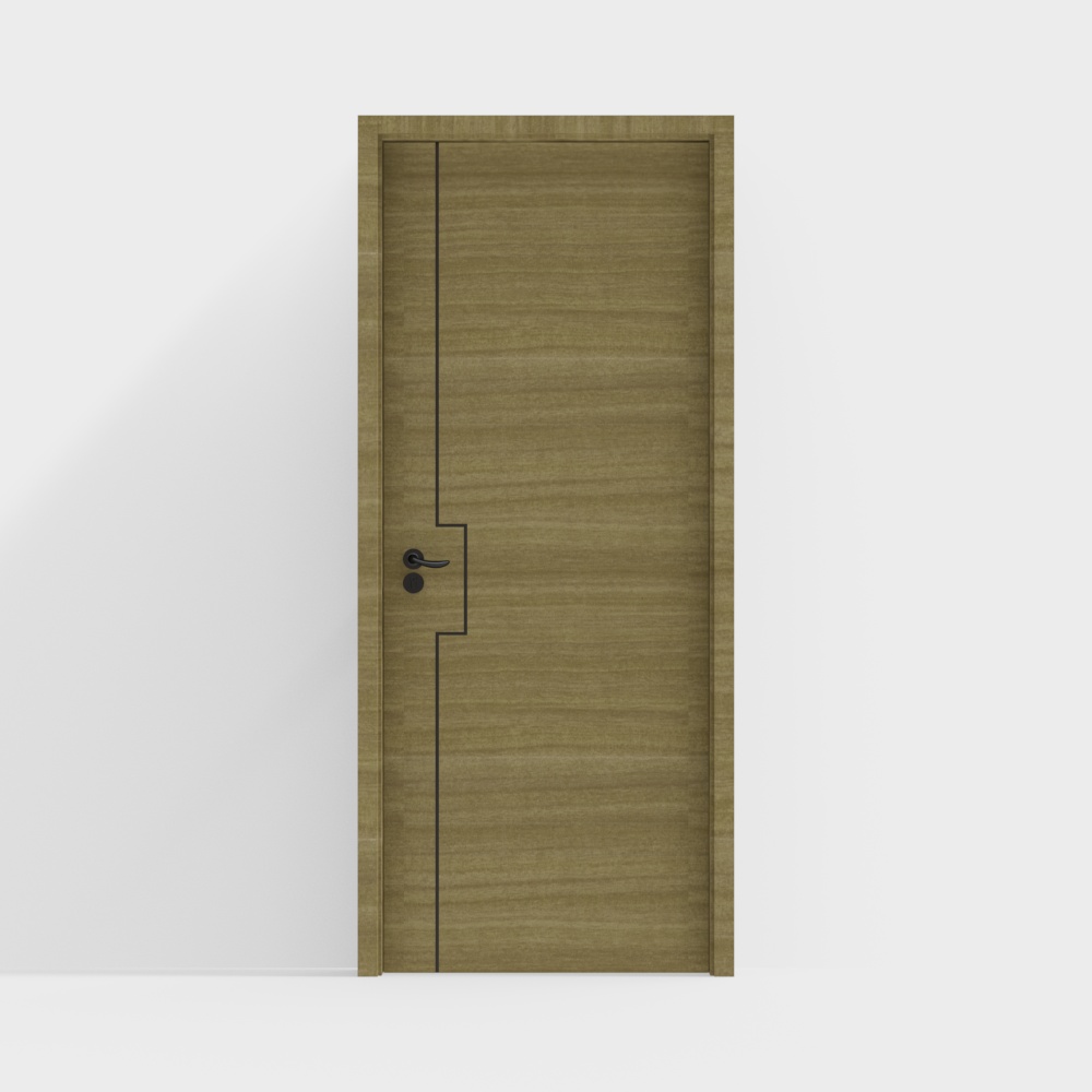 French sycamore interior door