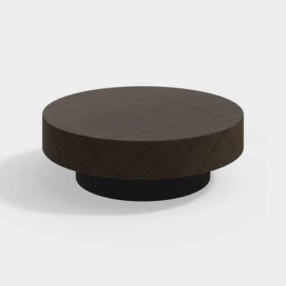 Elegant Round Coffee Table 3D model