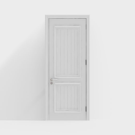 Stylish Minimalist 3D Door Model for Interior Design