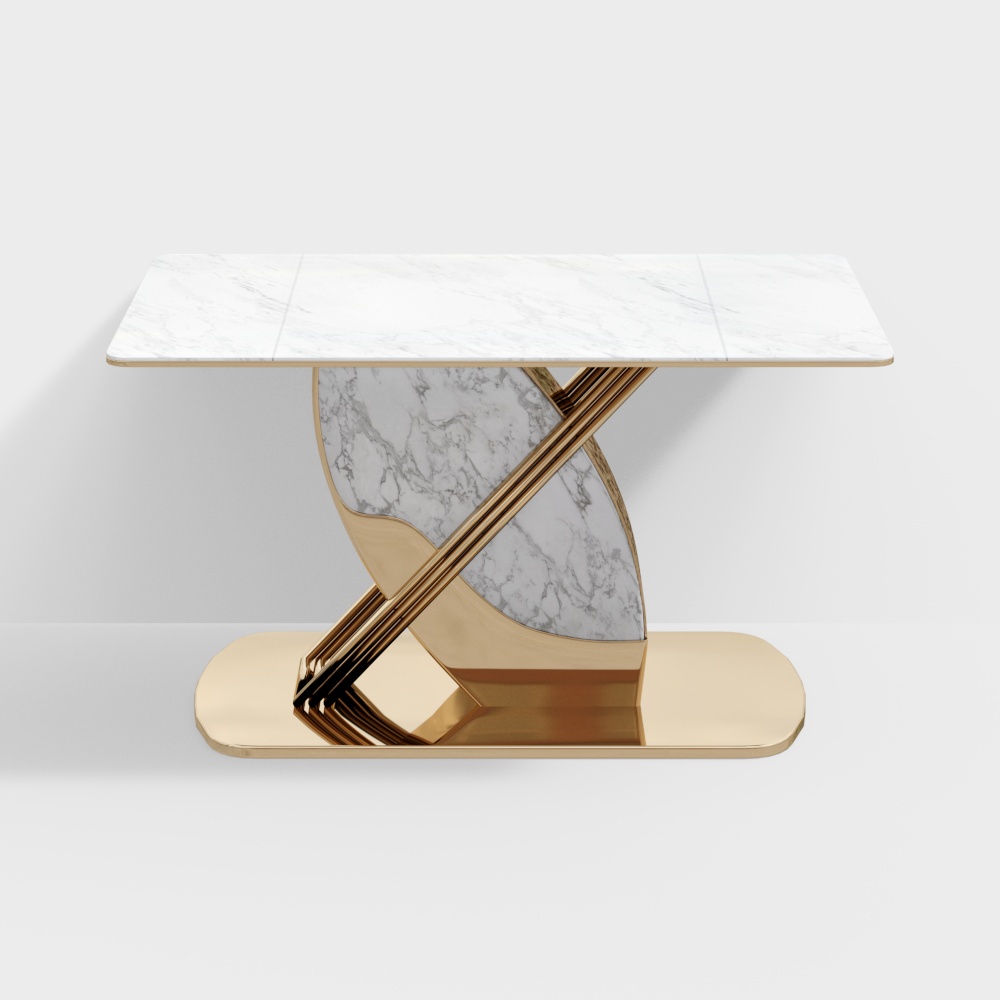 1.4m dining table - BSGF025