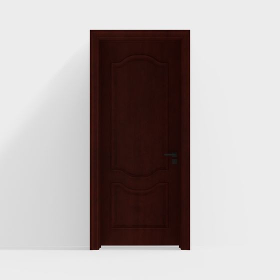 Vintage Wooden Door 3D model