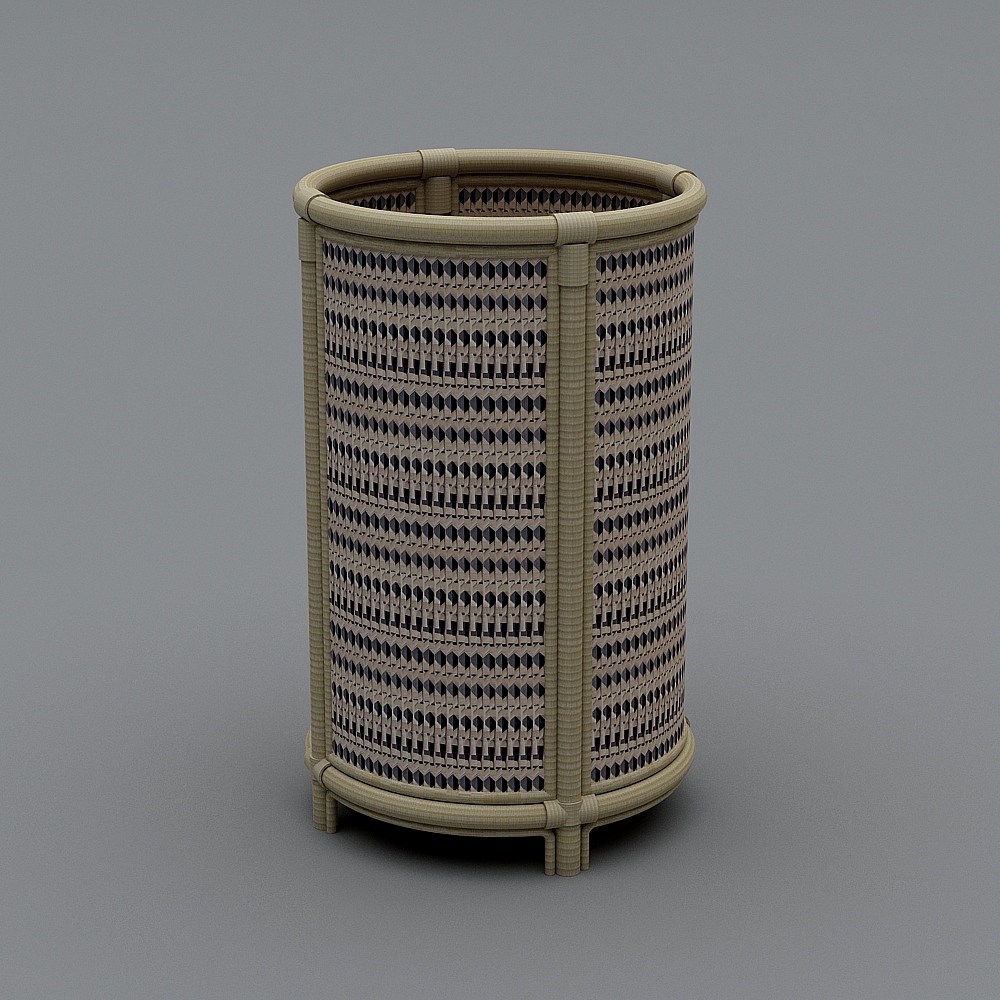 ตะกร้ากระถางดอกไม้แบบเส้นใยหวาย