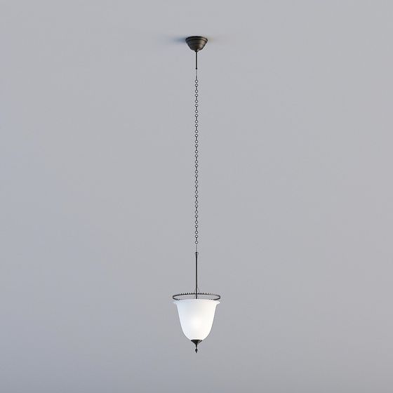 Elegant Vintage Modern Chandelier 3D model