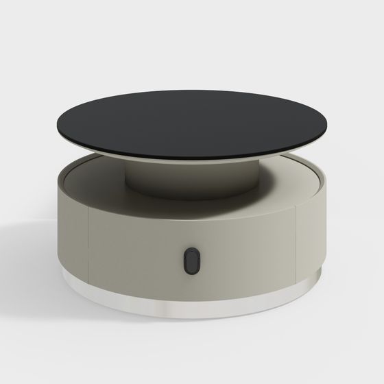 Elegant Rotating Coffee Table 3D model for Modern Spaces