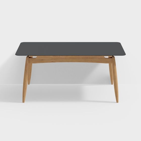 Contemporary Corner Coffee Table 3D model for Designers