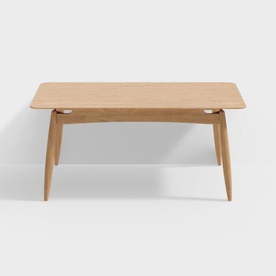 Scandinavian Style Dining Table 3D model