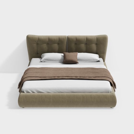 Urban Comfort Bed 3D model