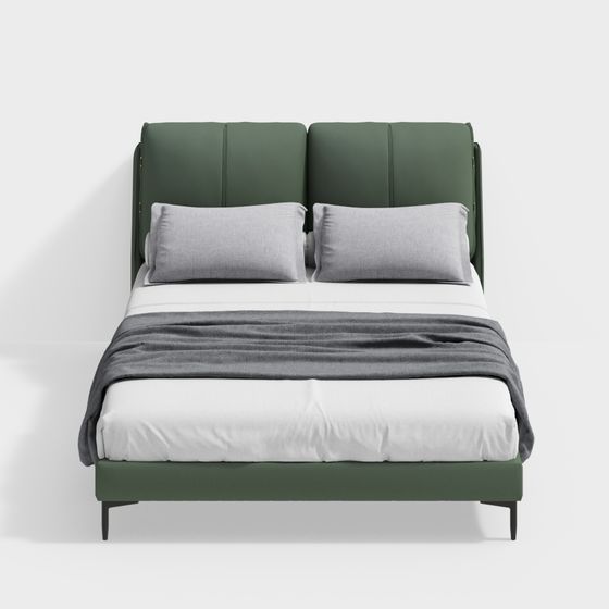 Urban Retreat 3D Model Bed