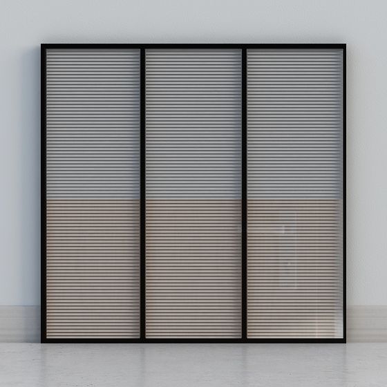 Modern Glass Louver 3D model