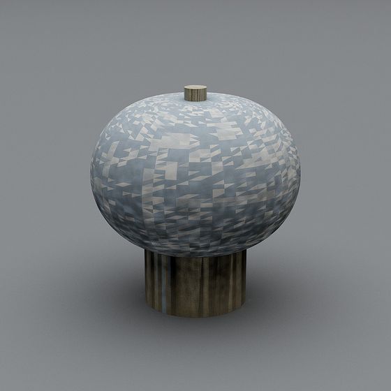 Sphere of Shadows Low Poly 3D model