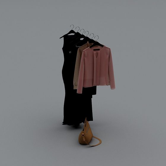 Fashionista's Wardrobe 3D model