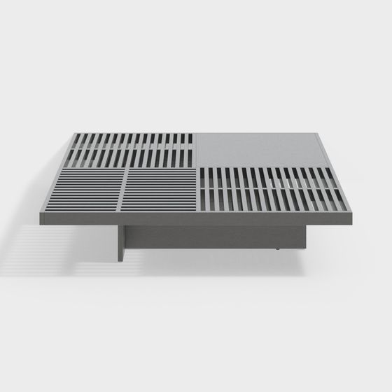 Urban Ventilation Grate Low-Poly 3D model
