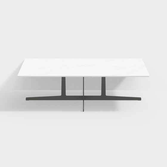 Stylish Urban Dining Table 3D model