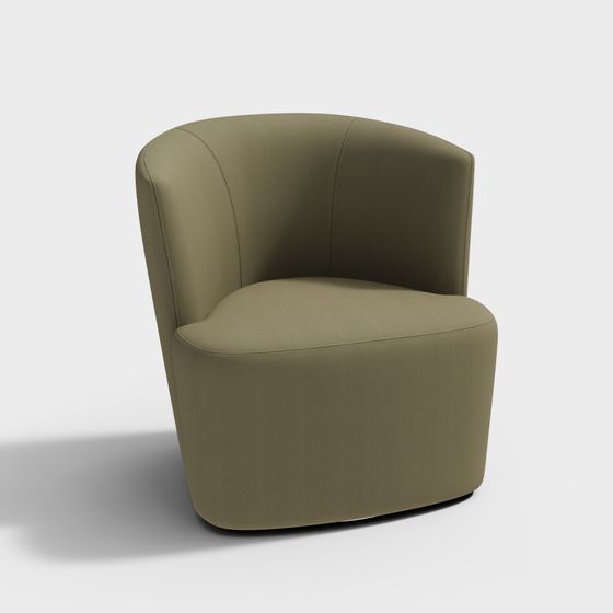 Cozy Corner Chair 3D model for Modern Spaces