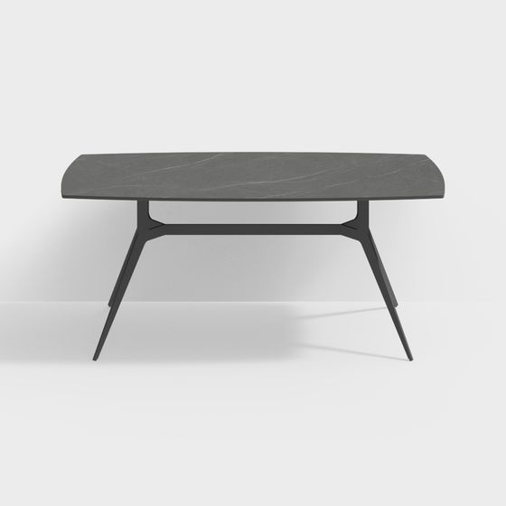Urban Style Dining Table 3D model for Modern Spaces