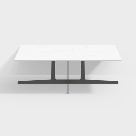 Urban Minimalist Dining Table 3D model