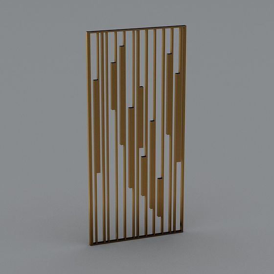 Futuristic Geometric Metal 3D model