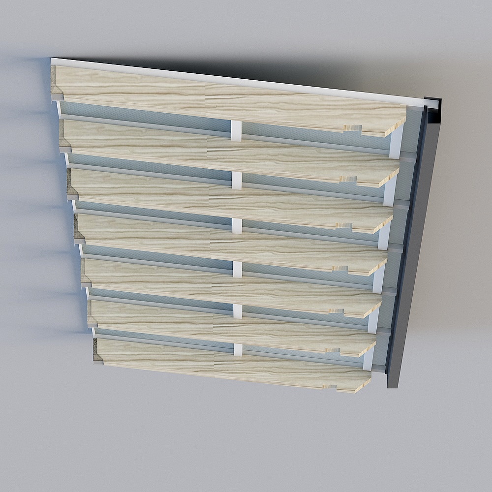 Cross section of light wood flooring with grey underlayer on grey background