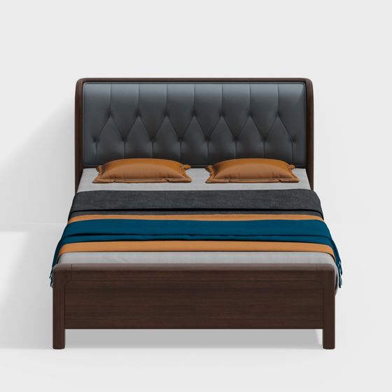 Urban Comfort 3D Model Bed