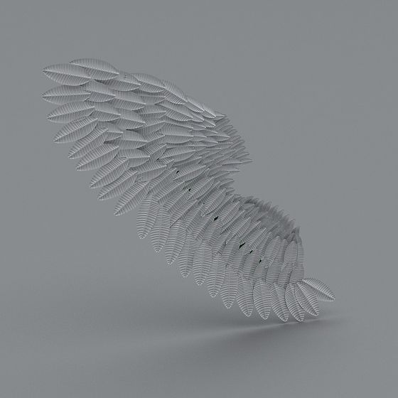 Wings of Beauty 3D model