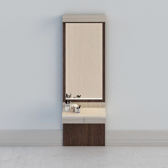 Elegant Dressing Table 3D model for Contemporary Spaces